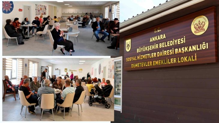 Ankara Büyükşehir'in Yeni Açılan Emekli Lokallerine Büyük İlgi